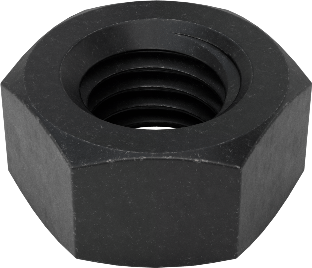 McMaster 94166A160 Black-Oxide High-Strength Steel Hex Nut, Class 10, M12 x 1.75 mm Thread Size, Pack of 10