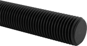 McMaster 94210A182 Medium-Strength Threaded Rod, Black-Oxide Grade B7 Steel, 3/8"-24 Thread Size, 3 Feet Long