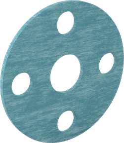 McMaster 9472K632 Oil-Resistant Aramid-Reinforced Buna-N Gasket with Bolt Holes, for 3/4 Pipe Size, ANSI Class 150, Thickness 1/8 in