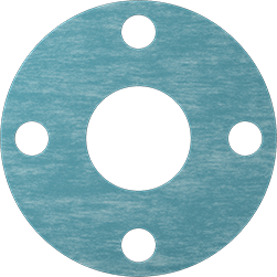 McMaster 9472K635 Oil-Resistant Aramid/Buna-N Gasket with Bolt Holes, for 1-1/2 Pipe Size, ANSI Class 150, 1/16" Thick