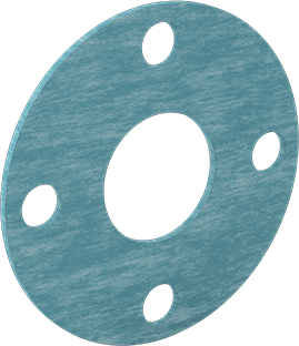 McMaster 9472K635 Oil-Resistant Aramid/Buna-N Gasket with Bolt Holes, for 1-1/2 Pipe Size, ANSI Class 150, 1/8" Thick
