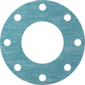 McMaster 9472K641 Oil-Resistant Aramid/Buna-N Gasket with Bolt Holes, for 4 Pipe Size, ANSI Class 150, 1/16" Thick