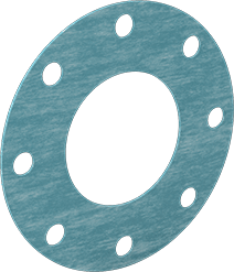 McMaster 9472K641 Oil-Resistant Aramid/Buna-N Gasket with Bolt Holes, for 4 Pipe Size, ANSI Class 150, 1/16" Thick