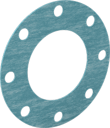 McMaster 9472K642 Oil-Resistant Aramid/Buna-N Gasket with Bolt Holes, for 5 Pipe Size, ANSI Class 150, 1/8" Thick