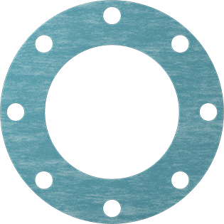 McMaster 9472K643 Oil-Resistant Aramid/Buna-N Gasket with Bolt Holes, for 6 Pipe Size, ANSI Class 150, 1/16" Thick
