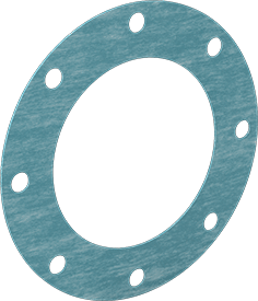 McMaster 9472K644 Oil-Resistant Aramid/Buna-N Gasket with Bolt Holes, for 8 Pipe Size, ANSI Class 150, 1/8" Thick