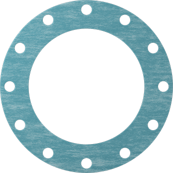 McMaster 9472K645 Oil-Resistant Aramid/Buna-N Gasket with Bolt Holes, for 10 Pipe Size, ANSI Class 150