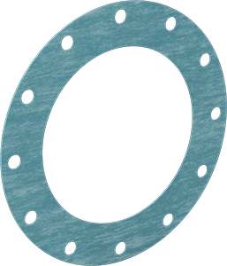 McMaster 9472K646 Oil-Resistant Aramid/Buna-N Gasket with Bolt Holes, for 12 Pipe Size, ANSI Class 150, 1/8" Thick