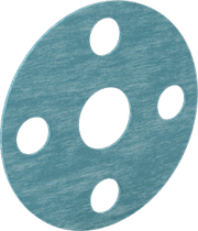McMaster 9472K632 Oil-Resistant Aramid-Reinforced Buna-N Gasket with Bolt Holes, for 3/4 Pipe Size, ANSI Class 150, 1/16 in Thickness