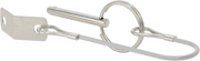 McMaster 94975A308 18-8 Stainless Steel Ring-Grip Quick-Release Pin, with Lanyard, 3/16" Diameter, 1-1/8" Usable Length