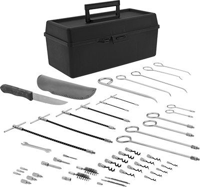 McMaster 9498K13 Changeable-Tip Packing Seal Puller Set 49 Pieces