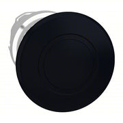 Schneider ZB4BT2 Push Button Operator: 22 mm Size, Maintained Push / Maintained Pull, Black, Metal