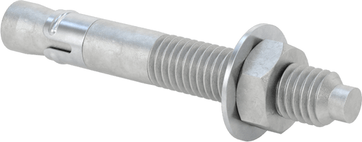 McMaster 97110A622 Galvanized Steel Wedge Anchors for Concrete, 1/2" Diameter, 3-3/4" Long, Pack of 25