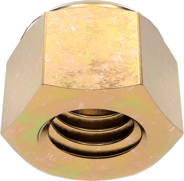 McMaster 97135A230 High-Strength Steel Nylon-Insert Locknut, Pack of 20, Grade 8, Zinc Yellow-Chromate Plated, 3/8"-16 Thread