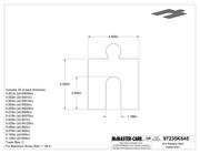 McMaster 97235K845 18-8 Stainless Steel Slotted Shim 260-Piece Assortment, Trade Size C