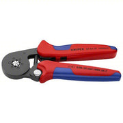 Knipex 97 53 14 Crimper Insulated Single Ferrules/Non-Insulated Single Ferrules, Hexagon Crimp, 28 AWG
