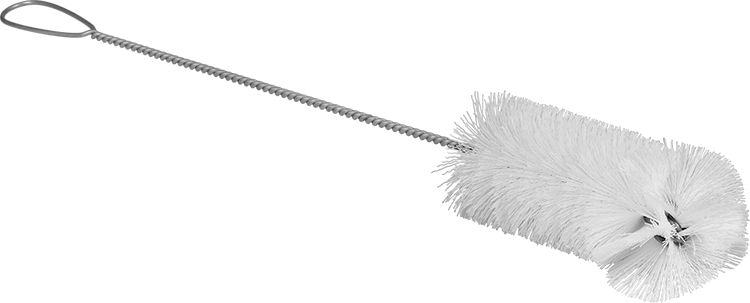 McMaster 9756T27 6" Long x 2-3/8" Diameter Bottle Brush, 20" Overall Length