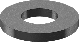 McMaster 98029A033 Black-Oxide Steel Washer for 1/2" Screw Size, General Purpose, 0.531" ID