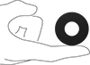 McMaster 98035A215 Black-Oxide Steel Washer, Oversized, for M18 Screw Size, 19.0 mm ID, 44.0 mm OD