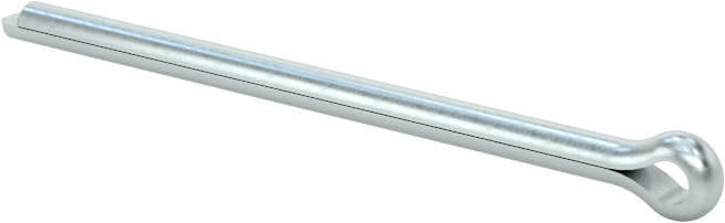 McMaster 98338A110 Zinc-Plated Carbon Steel Cotter Pin, 1/16" Dia × 1" Long, Pack of 100