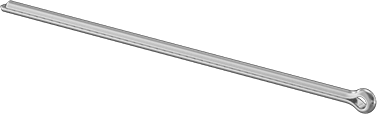 McMaster 98338A125 Zinc-Plated Carbon Steel Cotter Pins 1/16" Diameter, 2" Long PK100