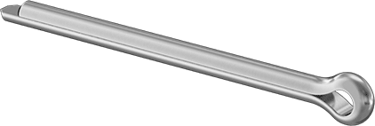 McMaster 98350A490 Cotter Pin Zinc-Plated Spring Steel, 5 mm Diameter, 63 mm Long