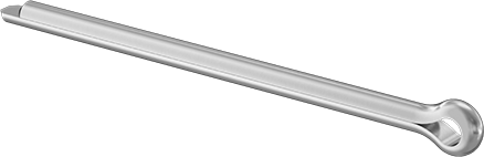 McMaster 98350A637 Cotter Pin Zinc-Plated Spring Steel, 5 mm Diameter, 80 mm Long