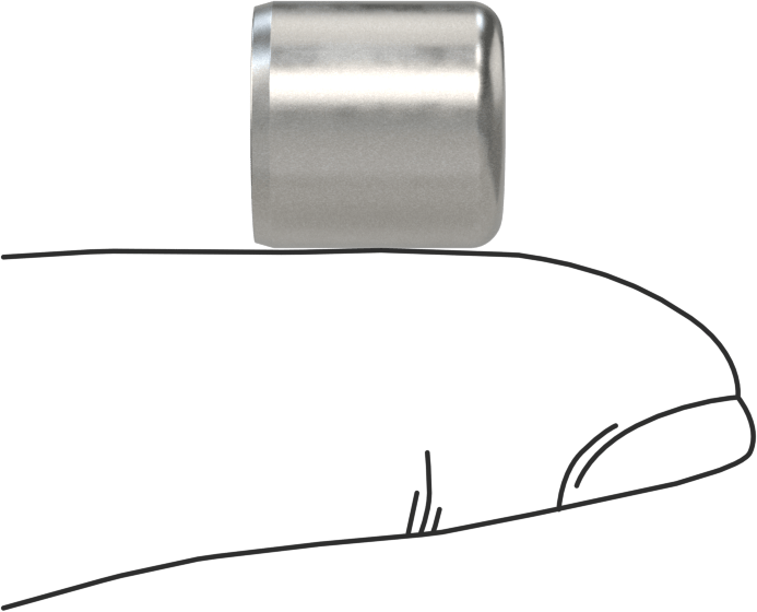 McMaster 98381A708 Dowel Pin, Alloy Steel, 1/2" Diameter, 1/2" Long