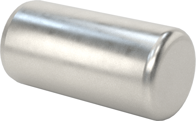 McMaster 98381A712 Dowel Pin, Pack of 10, Alloy Steel, 1/2" Diameter, 1" Long