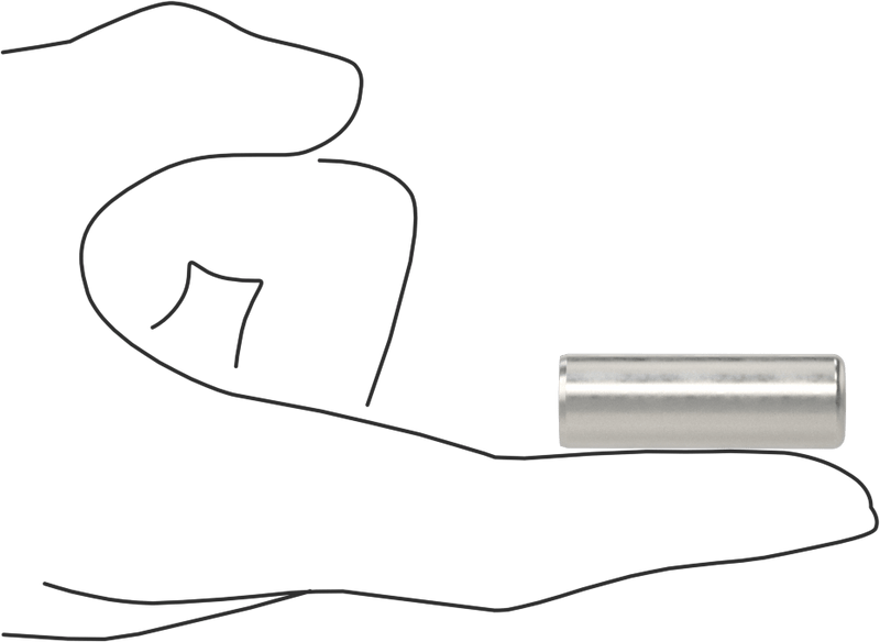 McMaster 98381A716 Dowel Pin, Pack of 10, Alloy Steel, 1/2" Diameter, 1-1/2" Long