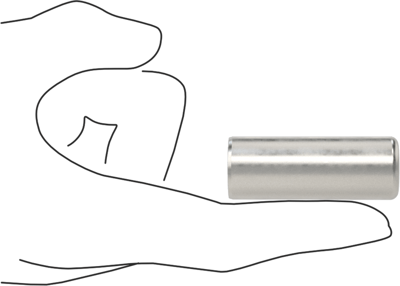 McMaster 98381A843 Dowel Pin, Pack of 5, 4140 Alloy Steel, 3/4" Diameter, 2" Long
