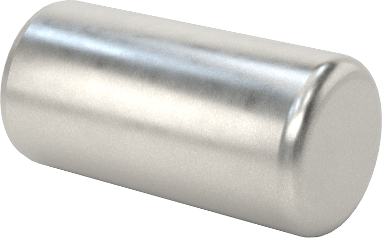 McMaster 98381A912 Dowel Pin, 4140 Alloy Steel, 1" Diameter, 2" Long
