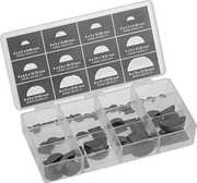 McMaster 98584A180 Woodruff Key Assortment Zinc Yellow-Chromate Plated 1008-1045 Carbon Steel, 70 Pieces