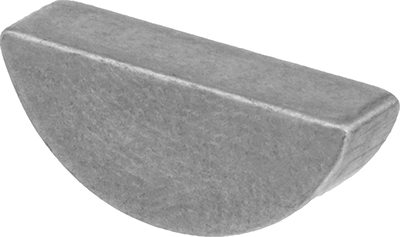 McMaster 98584A180 Woodruff Key Assortment Zinc Yellow-Chromate Plated 1008-1045 Carbon Steel, 70 Pieces