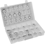 McMaster 98645A220 External and Internal Retaining Ring Assortment for Inches with 220 Pieces, 15-7 PH Stainless Steel