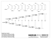 McMaster 98800A120 Zinc-Plated Steel Undersized Machine Key Assortment with 300 Pieces