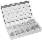 McMaster 98800A120 Zinc-Plated Steel Undersized Machine Key Assortment with 300 Pieces