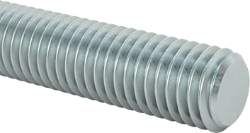 McMaster 99067A251 Medium-Strength Threaded Rod Class 8.8 Zinc-Plated Steel, M10 x 1.5 mm Thread, 1 M Long