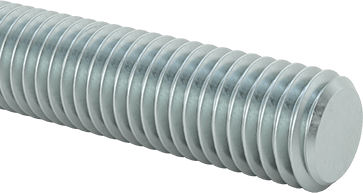McMaster 99067A254 Medium-Strength Threaded Rod Class 8.8 Zinc-Plated Steel, M12 x 1.75 mm Thread, 1 M Long