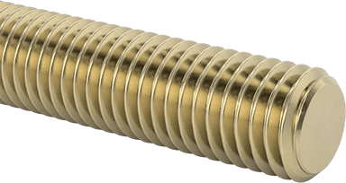 McMaster 99086A135 Grade B7 Medium-Strength Steel Threaded Rod Zinc Yellow-Chromate Plated, 5/8"-11 Thread Size, 3 Feet Long