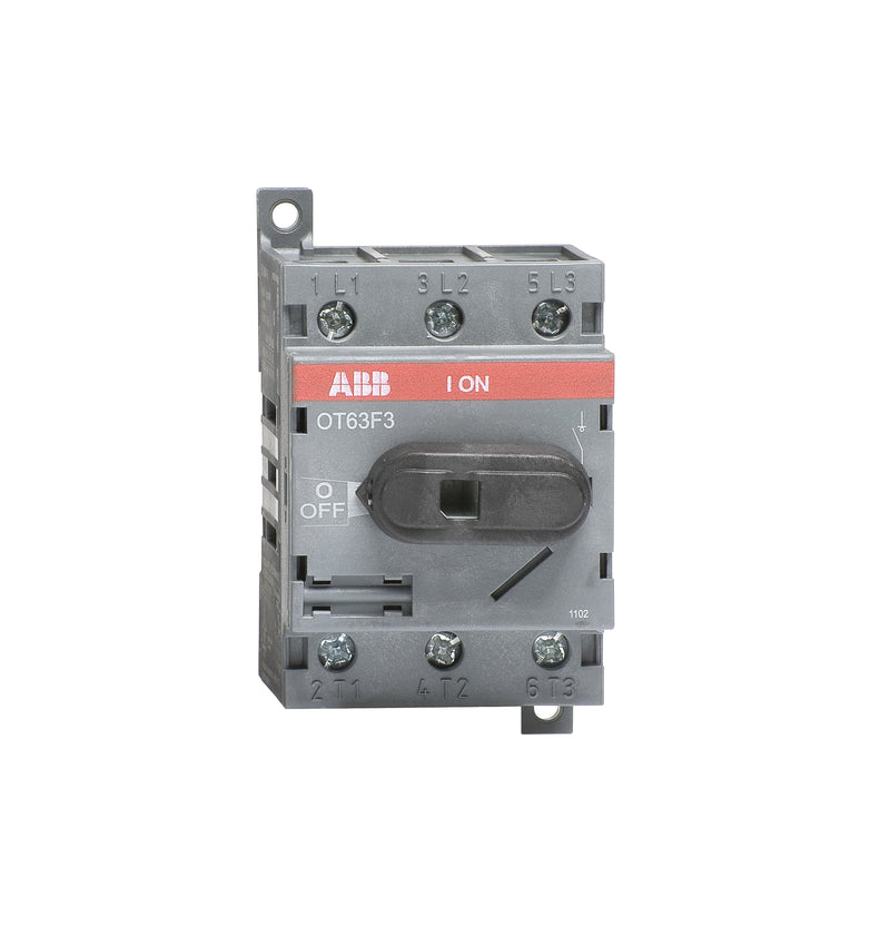 ABB OT63F3 Disconnect Switch,Non-Fused,6-A,3-Poles