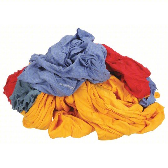 Redwood G440025PC Cloth Rag T-Shirt, New, Assorted, Varies, 25 lb Wt
