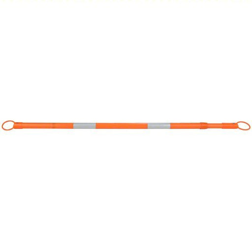Redwood RW9XPY3 Telescoping Traffic Cone Bar, ABS, 2 in Dia, 62-1/4 in to 104-3/4 in L, Orange
