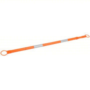 Redwood RW9XPY3 Telescoping Traffic Cone Bar, ABS, 2 in Dia, 62-1/4 in to 104-3/4 in L, Orange