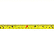 Keson PGT18M10V Tape Measure Inch/Metric, Nonmagnetic Single Hook Tip, Plastic, 10 ft / 3 m, 5 ft Standout Lg