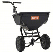 Agri-Fab 45-0531 Broadcast Spreader 85 lb Capacity, Pneumatic, Fixed T, Broadcast, Cable, 10 ft Spread Wd