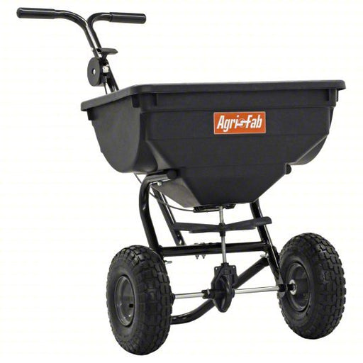 Agri-Fab 45-0531 Broadcast Spreader 85 lb Capacity, Pneumatic, Fixed T, Broadcast, Cable, 10 ft Spread Wd