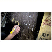 Markal 61053 Paint Crayon Oily Surfaces/Rough Surfaces, 13 mm Tip Wd, Yellow