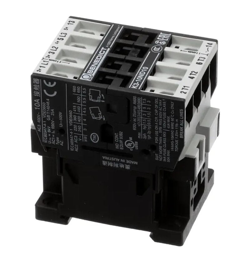 Varimixer AR31-88.104 Contactor, 220V, 7.5HP, 25A, 50/60Hz, CL4-5
