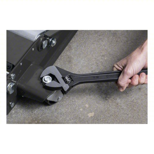 Crescent AT210VS Adjustable Wrench Alloy Steel, Black Oxide, 10 in Overall Lg, 1 5/16 in Jaw Capacity